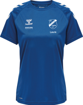 Damen Trainingsshirt SGLVB - Hummel Core XK Poly Shirt - True Blue